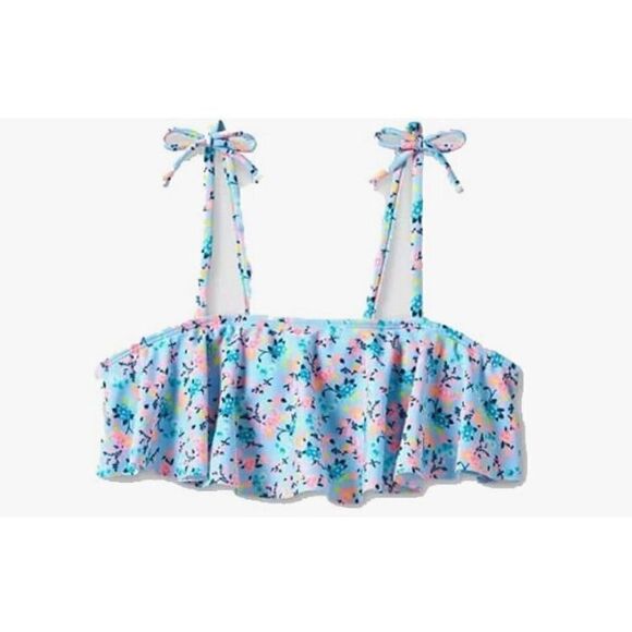 ART CLASS - NWT - Girls Sz XL (14-16) Daisy Dreams Floral Print Flounce Swim Top - Picture 2 of 11